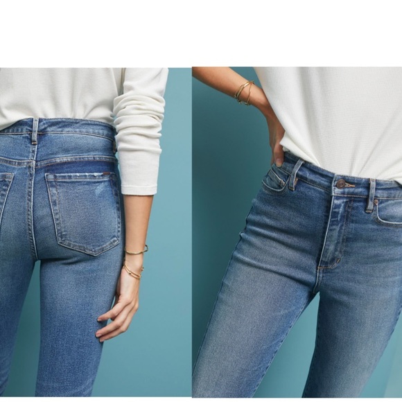 ELLA MOSS High Rise Ankle Skinny Jean NWT Size 31 Pine - Picture 11 of 11